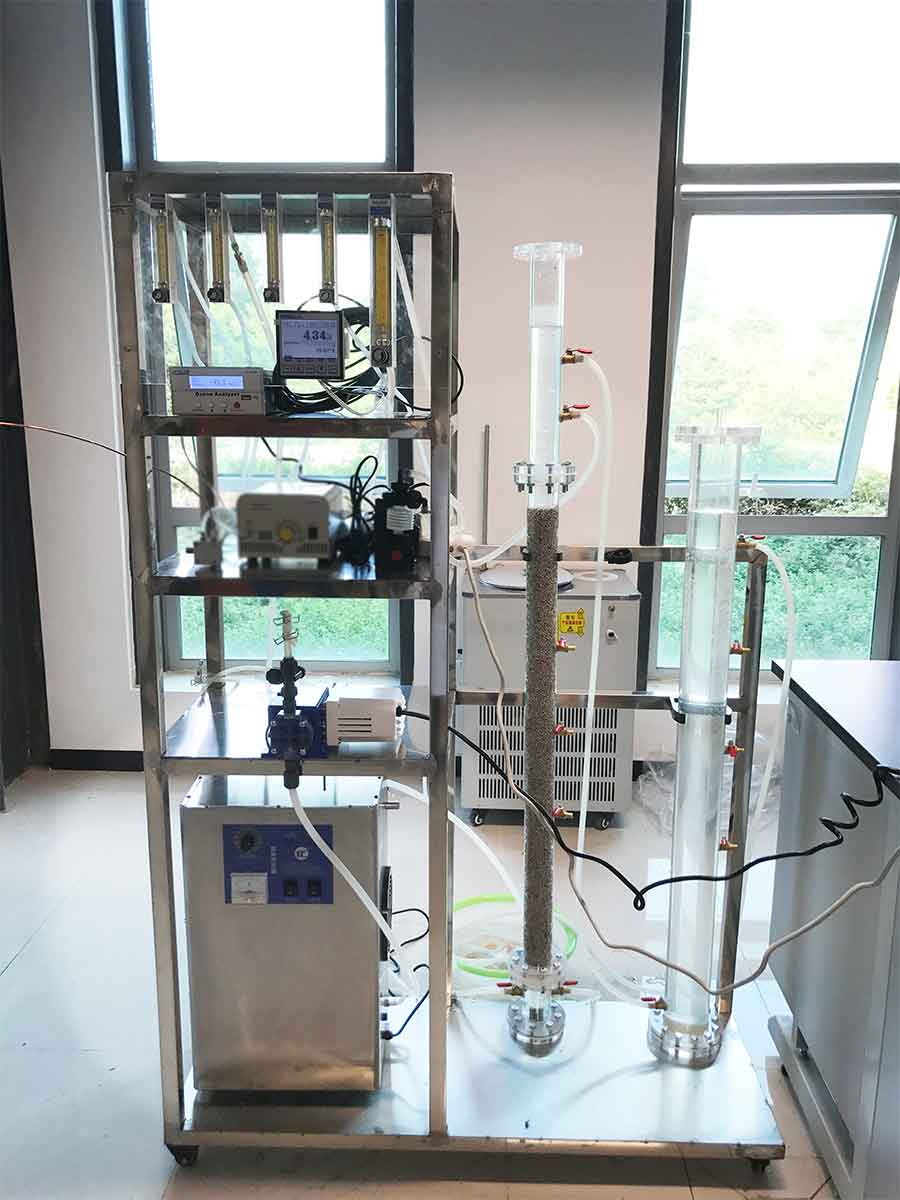 南方科技大学臭氧活性炭实验 