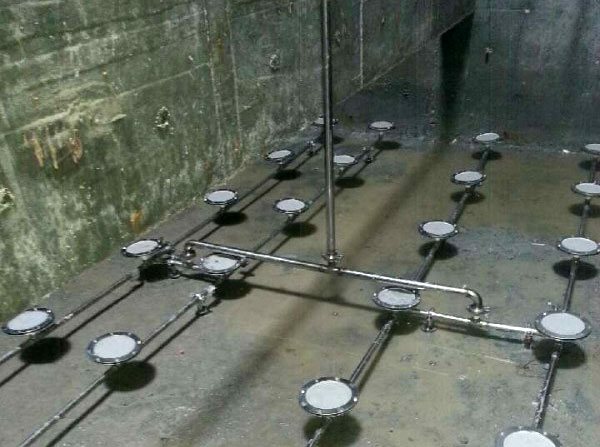 曝气头现场