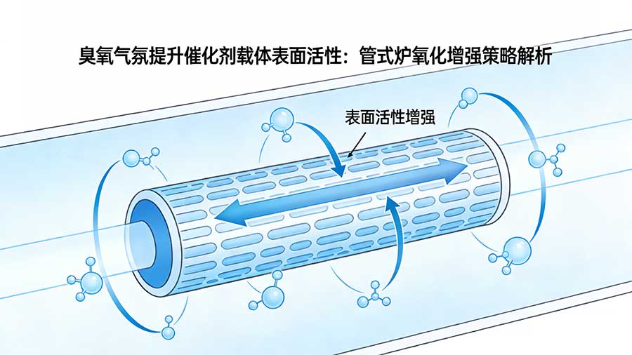 臭氧气氛提升催化剂载体表面活性：管式炉氧化增强策略解析